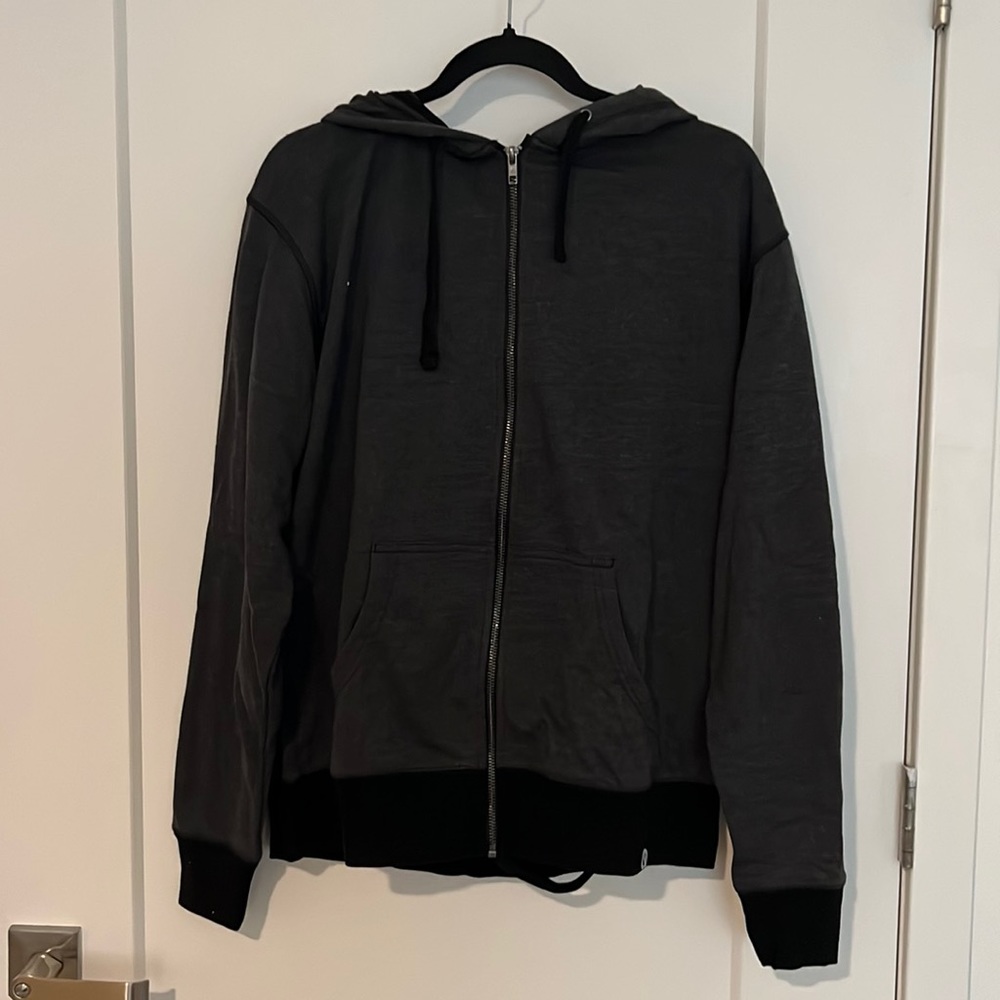 Quickflip reversible hoodie black/gray